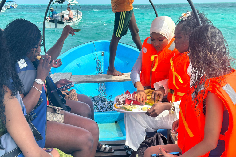 Mnemba Island: Delfiner och snorkling med gratis upphämtningDelad tur: Gratis upphämtning i Nungwi/Kendwa och Mnemba-avgifter