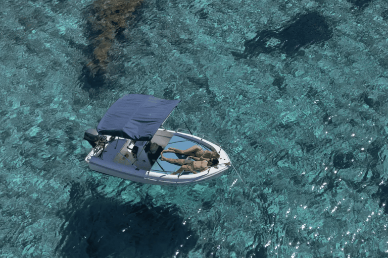 Ibiza: Self-Drive Boat Rental from San Antonio Bay
