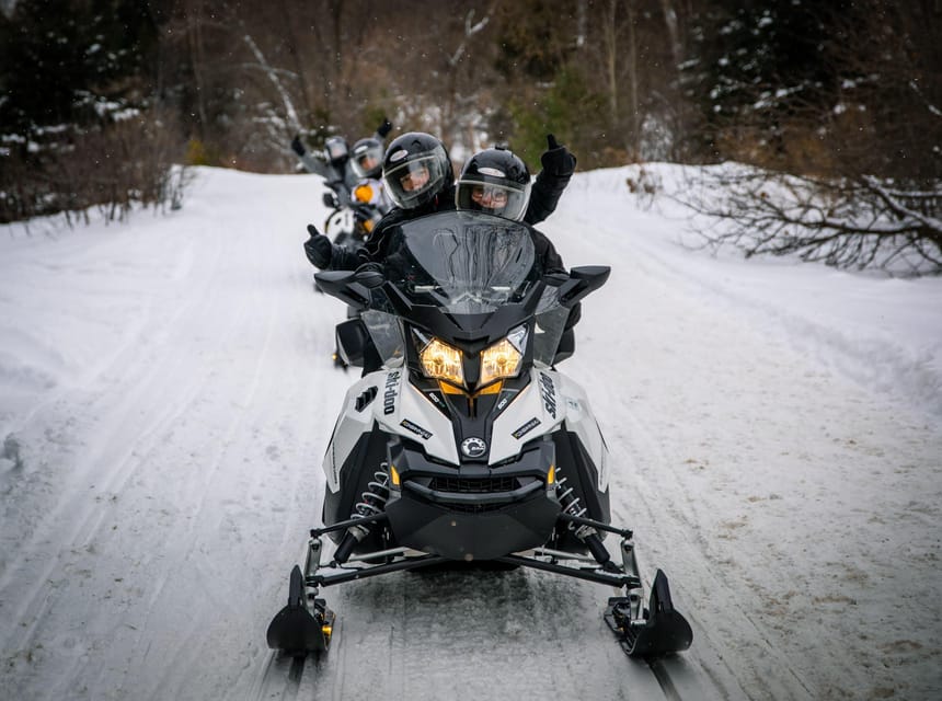 Mont-Tremblant: Snowmobile Tour | GetYourGuide