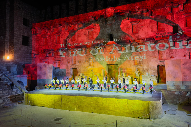 Alanya: Fire of Anatolia Dance Show with Dinner and Transfer Ticket + Transfer + Dinner