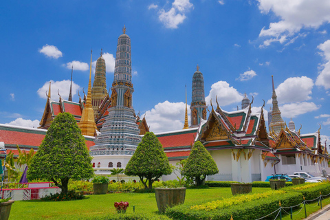 Bangkok: Grand Palace, Wat Pho, Wat Arun Sacred & Local Tour Tha Maharaj