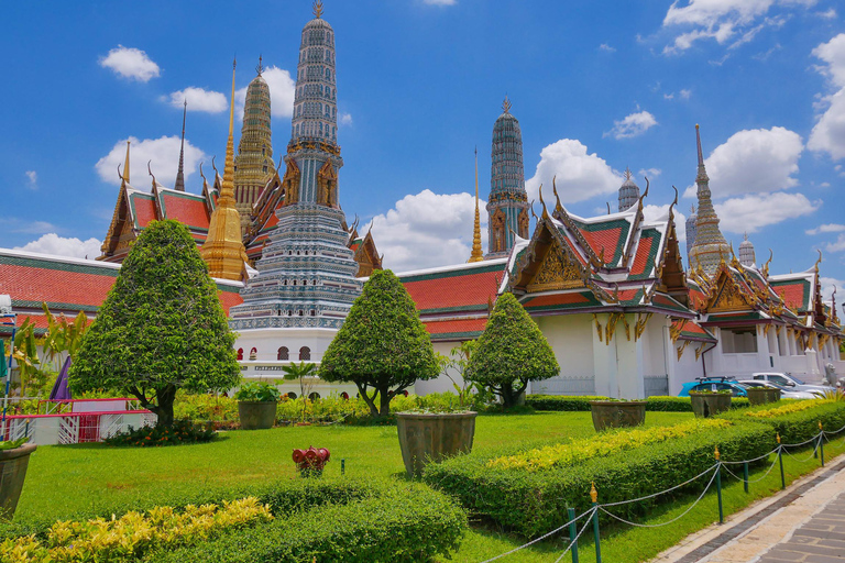 Bangkok: Grand Palace, Wat Pho, Wat Arun Sacred & Local Tour Tha Maharaj
