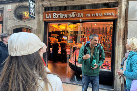 Barcelona: Street Food & Sightseeing Tour with Local Market