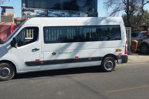 Ica: Busbahnhof Transfer zum/vom Stadtzentrum oder HuacachinaAbfahrt von der Oase Huacachina von 7:00 Uhr bis 17:00 Uhr