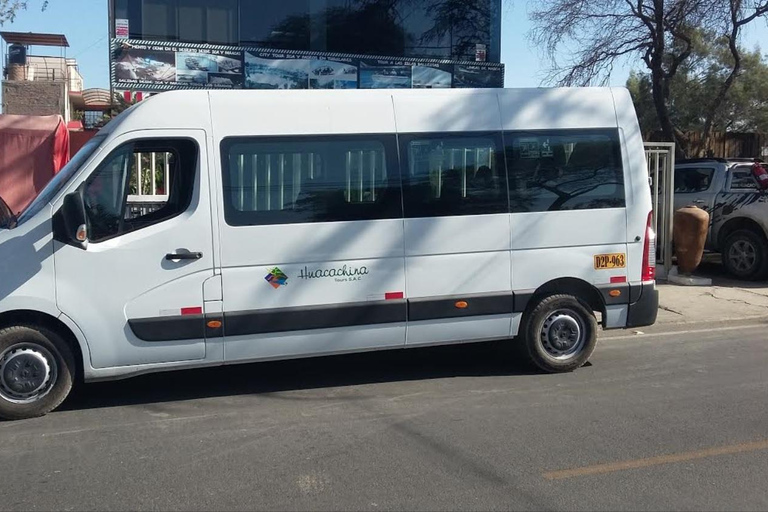 Ica: Busbahnhof Transfer zum/vom Stadtzentrum oder Huacachina