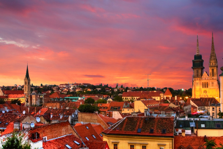 Zagreb: Private Guided Tour with Your Mobile Phone Zagreb: The Gradec Code and the Stone Gate with Kit and Live Guide