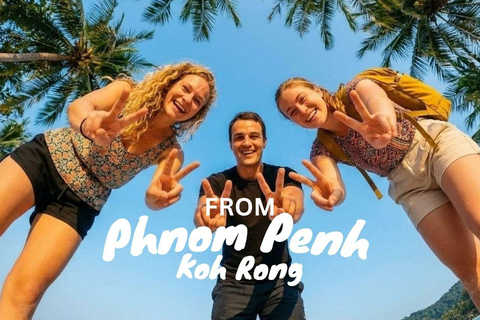 From Phnom Penh: Koh Rong Island Day Trip with Hotel Pickup B : Private Koh Rong Getaway · 1-Night Stay