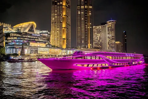 Bangkok: Opulence Luxury Dinner Cruise mit Hoteltransfer