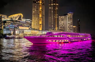 Bangkok: Opulence Luxus-Dinner-Kreuzfahrt mit Hoteltransfer