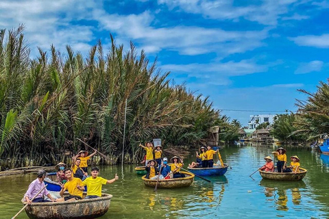 40 Minutos - Paseo en barco por el bosque de Cocoteros de AguaPaseo en barco con traslado al hotel desde Hoi An