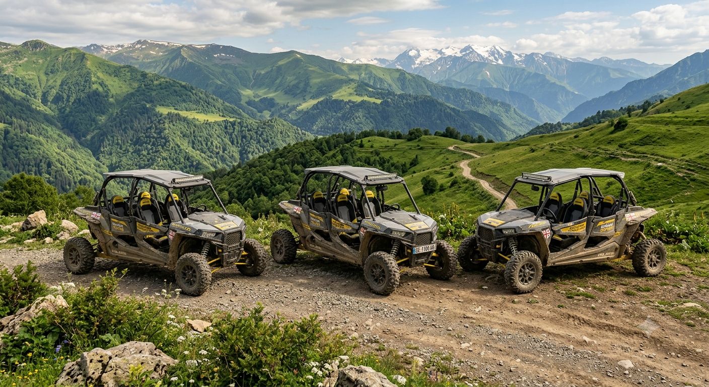 Ab Borjomi: Buggy-Tour zu den Seen