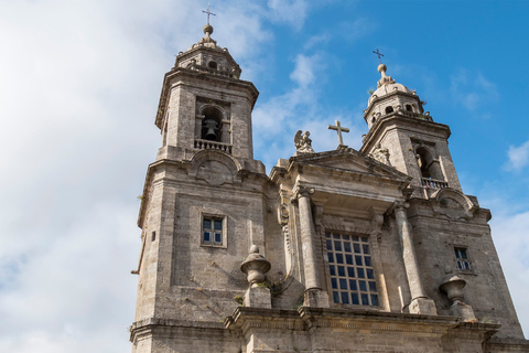 Santiago de Compostela: Private Guided Tour with Your Phone Santiago: The Fonseca Code and the Stonemasons with Physical Kit and Live Guide