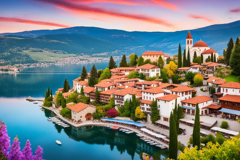 Depuis Tirana : Le lac Ohrid, Lin et le monastère de St. Naum Jour ...