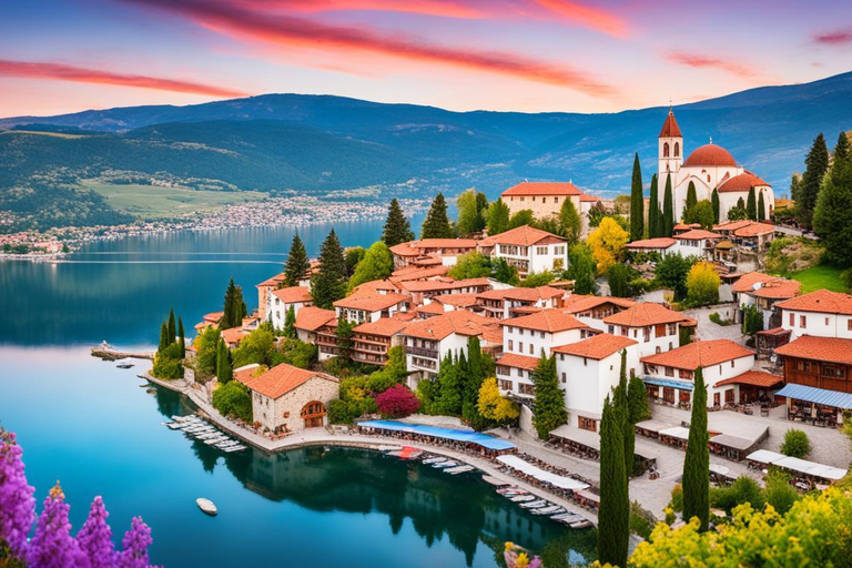 Depuis Tirana : Le lac Ohrid, Lin et le monastère de St. Naum Jour ...