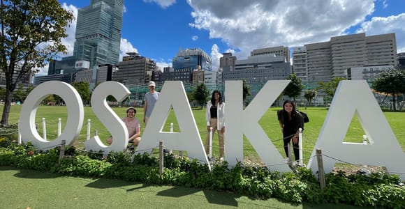 Osaka: Fahrradabenteuer mit Mittagessen