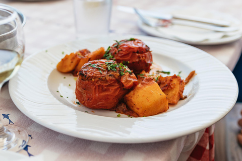 Fira : Visite guidée à pied pour les gourmets avec dégustations