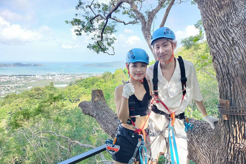 Phuket : ATV 1 ora. + Zipline 20 stazioni + Trasferimento dall&#039;hotel