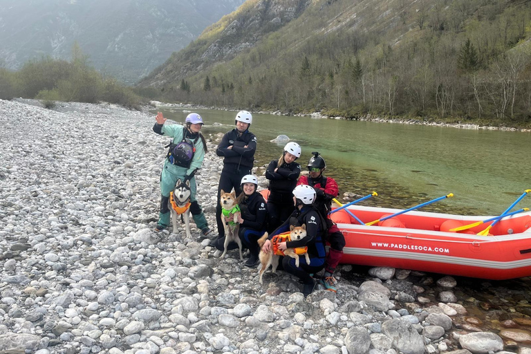 Soča River Family Rafting Tour with Dog