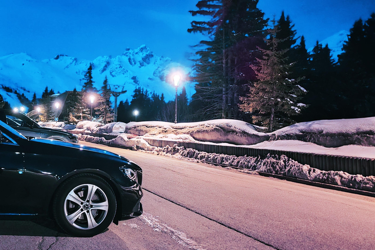 Private transfer from Lyon LYS airport to Courchevel 18500