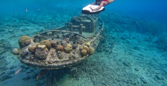 Curacao: Seabob Adventure Tour with Tugboat Beach