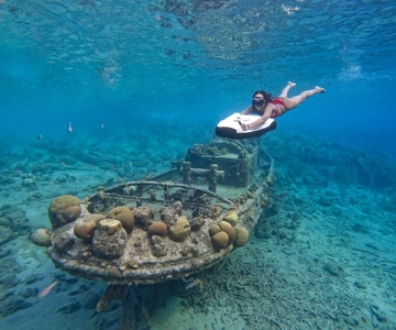 Curacao: Seabob Adventure Tour with Tugboat Beach