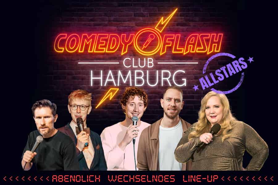 Comedyflash Hamburg - Die Stand-up Comedy Show. Foto: GetYourGuide Comedyflash Hamburg - Die Stand-up Comedy Show. Foto: GetYourGuide