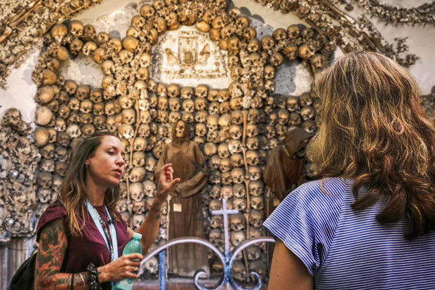 Rom: Katakomberna Katakomberna och Capuchin-kryptan Guidad tur med transfer