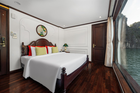 Hanoi: 2-Day Halong & Bai Tu Long Bay 5-Star Cruise, Balcony Halong: 2-Day Halong& Bai Tu Long 5-Star Cruise with balcony