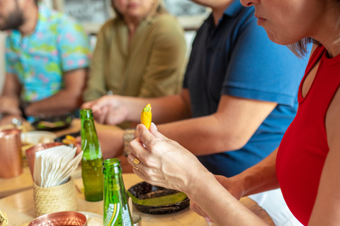 Caribbean Hot Sauces and empanadas Tasting