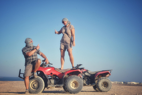 Hurghada: Sunset Quad Bike, Camel w/ Opt Stargazing and BBQ Hurghada : 2-hour Quad Bike and Camel Riding Tour