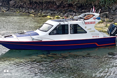Private Guided Speedboat Experience Bangsal to Gili Bangsal (Lombok) to Gili Trawangan