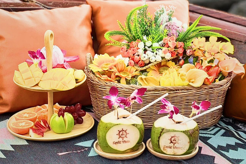 Krabi: Luxury Vintage Wooden Boat Cruise With Island Hopping Private: One day 4 Islands Tour