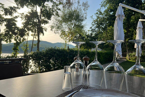 Weinverkostung, optionale Weinbergstour und KajakfahrtenWeinverkostung mit Abholung und Rücktransfer