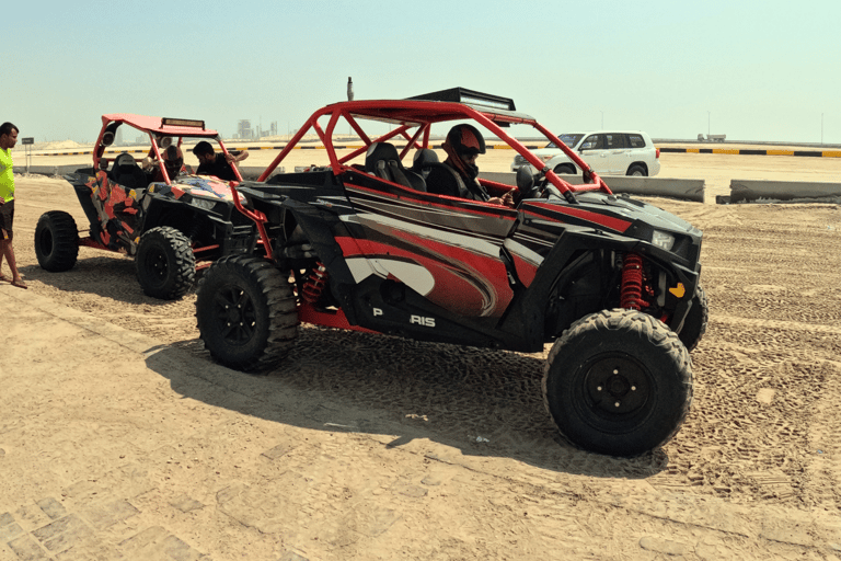 Doha : Excursion en buggy, quad, balade à dos de chameau et safariSafari dans le désert avec balade à dos de chameau, Sandboarding et Quad Biking