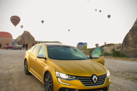 Cappadocia: Private Driver-Guided Tour -Hotel Pickup &Drop Fulll day -sunrise baloon -day tour-sunset tours, 3 in 1