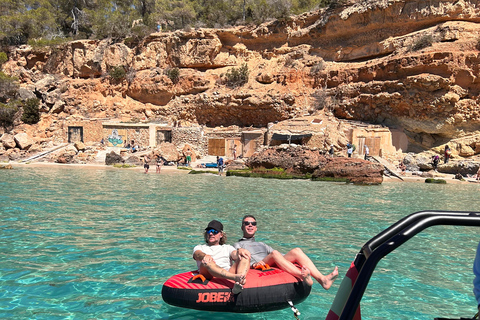 Ibiza : excursion privée en bateau tout compris sur la côte sud-ouest