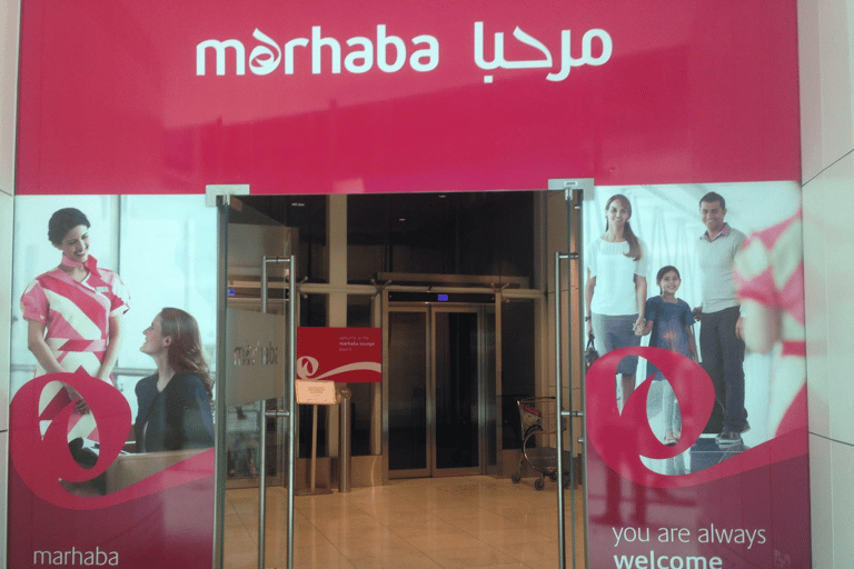 Dubaj: Międzynarodowe Lotnisko Marhaba Lounge (DragonPass)Odloty międzynarodowe T3: Salon Marhaba (hala C)