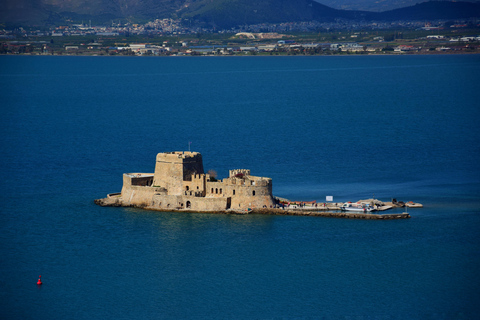 Corinth Canal Cruise, Epidaurus, and Nafplio Private Tour Canal views and photo stop, Mycenae, Epidaurus and Nafplio