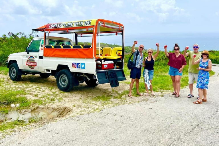 Barbados: Visita à ilha em veículo aberto com almoço