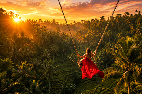 Ubud: Buggy Adventure with Meal, Heaven Swing & Koi Boat Transportation only
