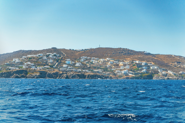 Mykonos Town: Archaeological Site of Delos Guided Day TripTour in Spanish