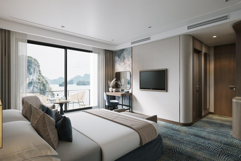 From Hanoi: Ha Long Bay 2-Day Cruise Calista 6 Stars Cruise