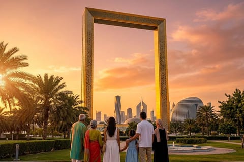 Dubai: Dubai Frame and The View at The Palm with Transfer