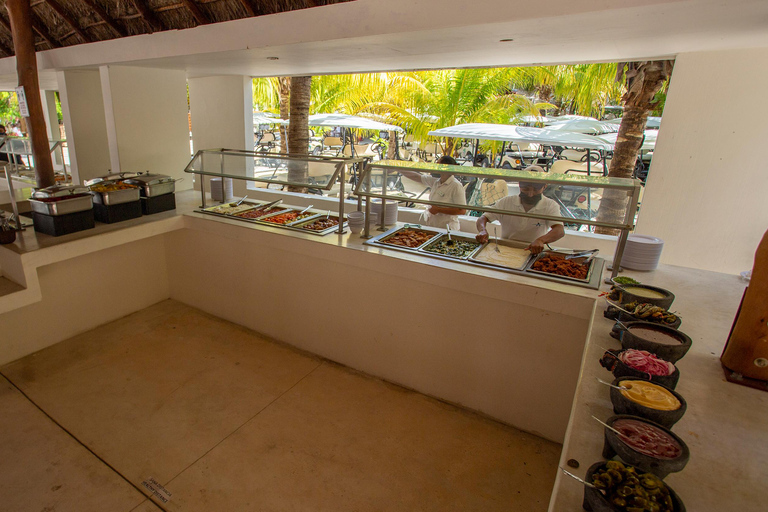 Van Riviera maya; catamaran alleen voor volwassenen naar isla mujeres