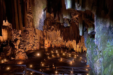 Cueva de Melidoni, pueblo alfarero de Margarites, Monasterio de Arkadi