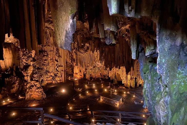 Gruta de Melidoni, aldeia de cerâmica de Margarites, Mosteiro de Arkadi