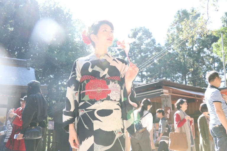 Experiencia de Alquiler de Kimonos Tradicionales en KiotoTorre de Kioto