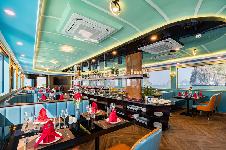 From Hanoi: Halong Bay Day Cruise with Kayak, Cave & Swim Halong Bay Day Cruise from Halong Port (No Transfer)