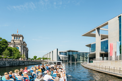 Berlin: Stadtrundfahrt per Boot mit SitzplatzgarantieAbfahrt an der Friedrichstraße mit Audioguide