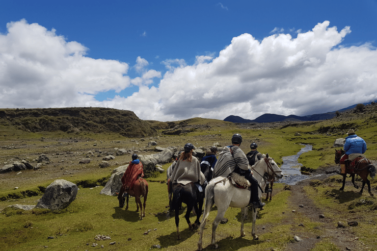 Horseback riding through Cotopaxi National Park in one day 3 hours of Horseback Riding